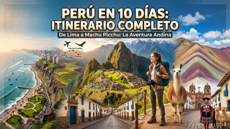 ¿Qué hacer en Perú en 10 días? El itinerario definitivo