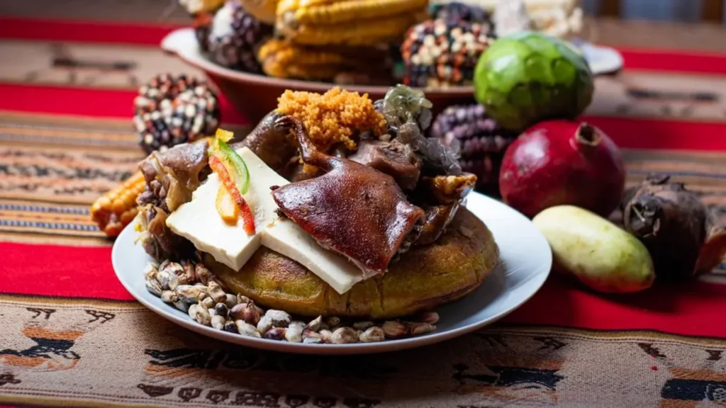 Chiriuchu, the traditional dish of the Corpus Christi festival in Cusco.
